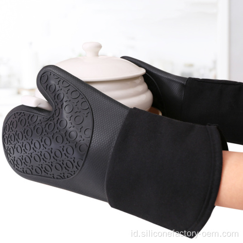 Set sarung tangan oven silikon